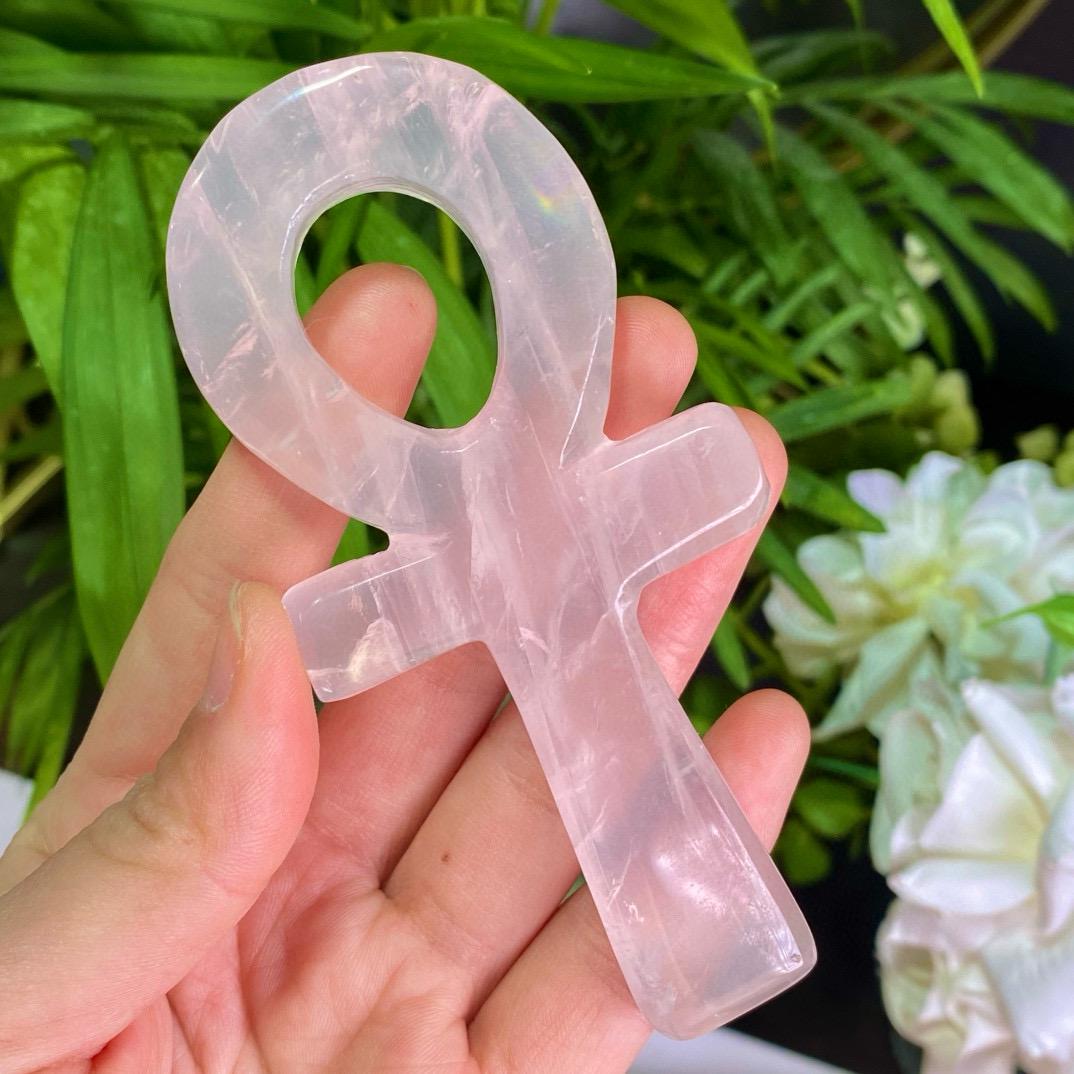 No1126 天然水晶 アンク クロス 4,299円 No1126 天然水晶 アンク