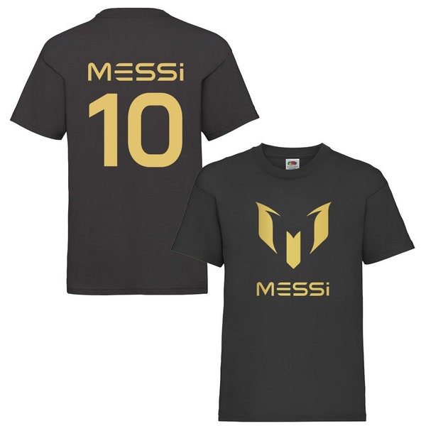 Lionel Messi Inspired Soccer T shirt  footy merch  Messi Merch Messi TEEs Boys Girls Gift Top Tee 3-13yrs Number 10 #10