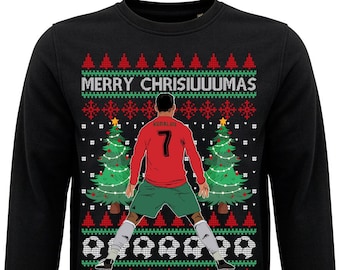 Op Ronaldo geïnspireerde trui voor volwassenen kerst Unisex voor mannen vrouwen jongens top kerstcadeau voor kerstcadeau nummer 7 #7 sportkleding