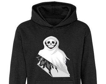 Kids Ghost faced Halloween Hoodie, Boys Hoodies, Girls Hoodies, Halloween Costumes, Party wear, Pull overs, Sweat Shirts, Halloween Gifts