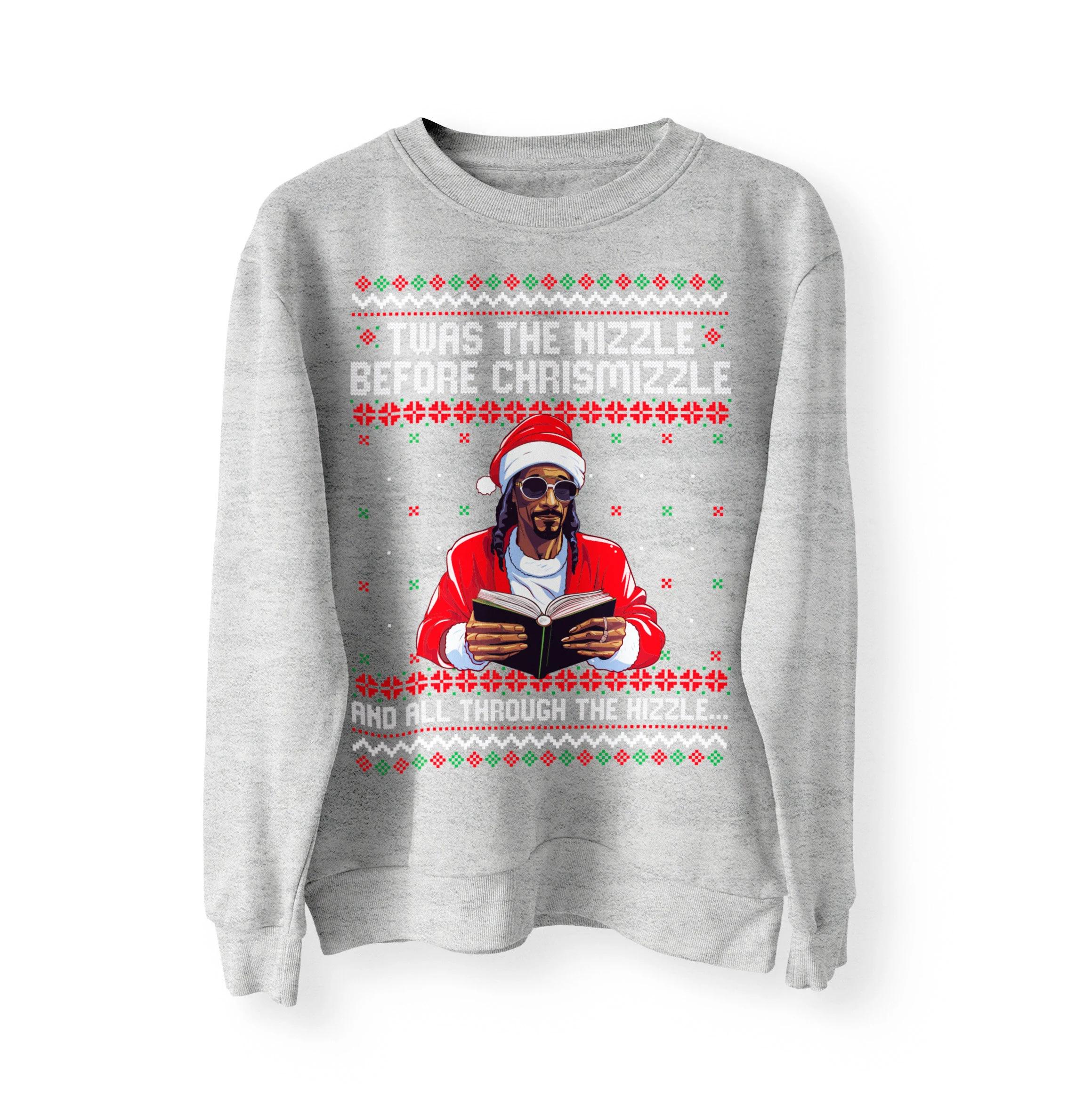 Funny Rapper Christmas Jumper, Ugly Christmas Sweater Funny Christmas ...
