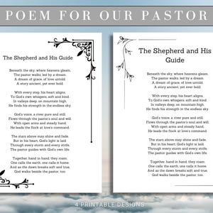 Pastor appreciation gift from church, Pastor poem, Pastor gift, gift for Pastor, Pastor appreciation cards, Thank You Pastor, Best Pastor