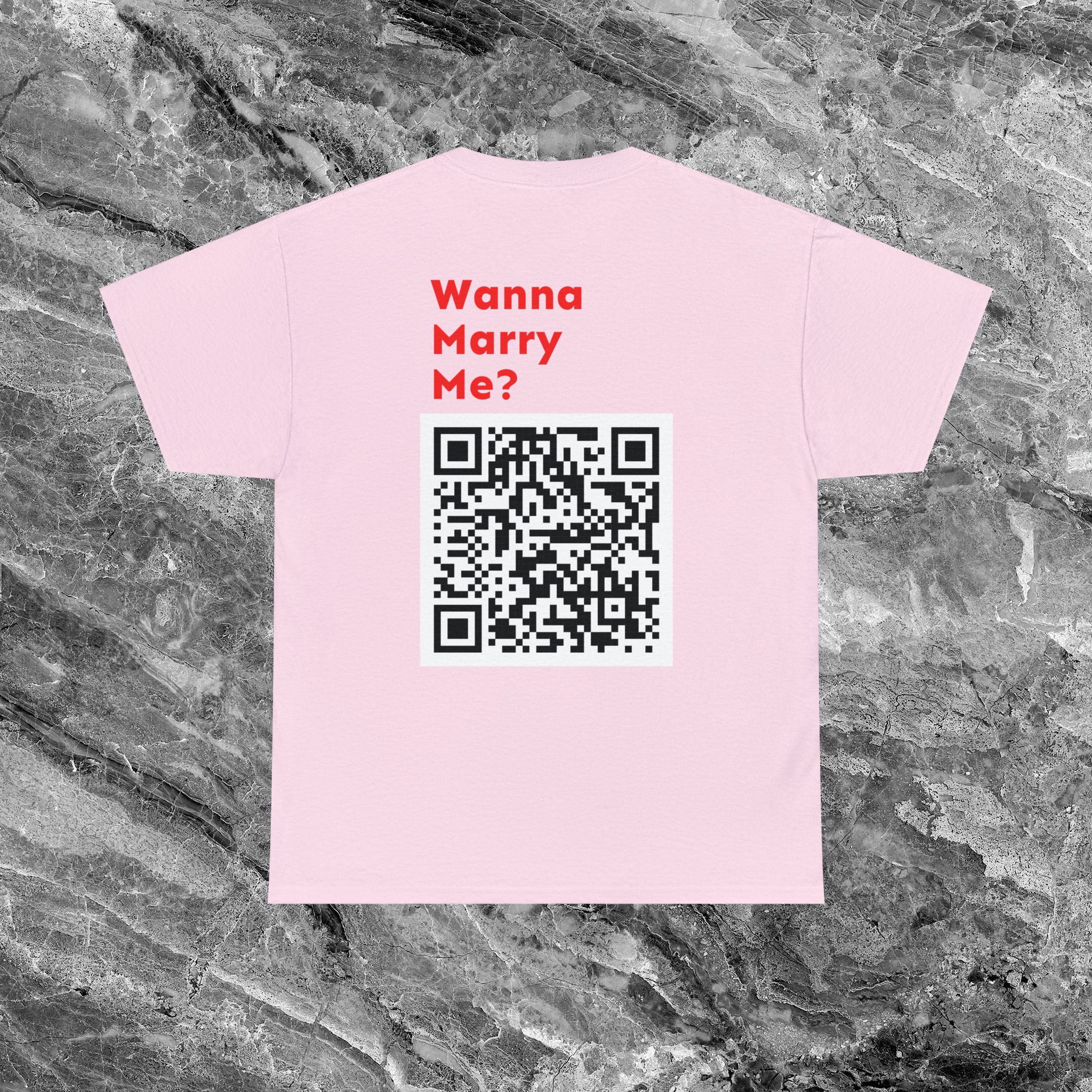 Wanna Marry Me QR Code Shirt Instagram Shirt Personalized QR Code Shirt ...