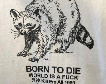 Raccoon Shirt Inappropriate Shirt Unhinged Shirt Funny Meme Shirt Ironic Shirt Sarcastic Shirts that go hard Weird Shirt Cursed Shirt Gen Z