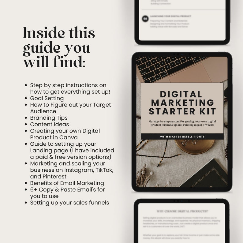 Digital Marketing Starter Kit With Master Resell Rights Copyright Free
