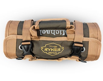 The Ryker Bag Personalized Name Tool Roll Organizer, Heavy Duty