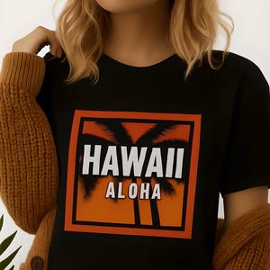 Aloha Spirit Cotton Tee: Eco-Friendly Island Vibe Unisex T-Shirt