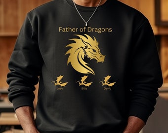 Felpa Padre dei Draghi: regalo per papà drago
