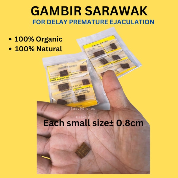 7 PCS Gambir sarawak Gambir Serawak black stones gift for you ,birthday gifts wedding natural Gift Natural Herbs black stones