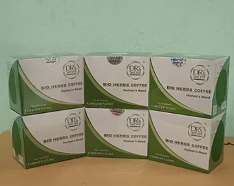 6 Boîtes de Café Bio für Kräuter von Dr.s Secret (hommes) 15 g x 6 Beutel Bio Kräuterkaffee