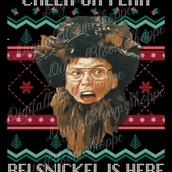 The Office cheer or fear Belsnickel is here Dwight funny Christmas PNG file/ Sublimation/ DTF