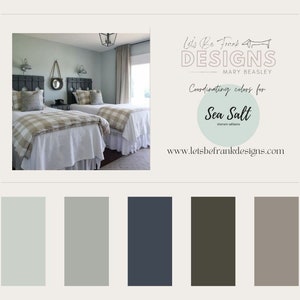 Coordinating Paint Colors for Sherwin Williams Sea Salt