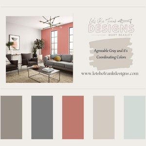 Coordinating Color Palette - SW Agreeable Gray