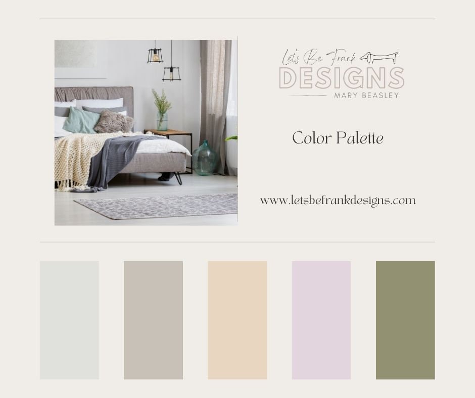 Lavender Paint Color Palette Etsy