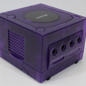 Nintendo Gamecube Console Clear Transparent Shell With Japan