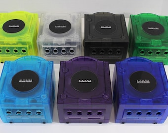 Nintendo Gamecube Console Clear Transparent Shell With Japan
