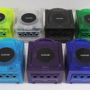 クリティカルコネクトショーティーユニバーサル Nintendo GameCube Clear Purple Shell NTSC U-C/J Region