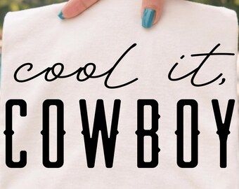 Cowboy Sublimation PNG, Vinyl SVG, DTF Files (Digital Download)