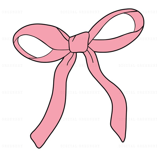 Lazo de coqueta SVG, Lazo de cinta SVG, Lazo de coqueta rosa SVG, Arco de coqueta doodle Svg Png, Lazo rosa de coqueta linda, Arco de coqueta estética Svg Png