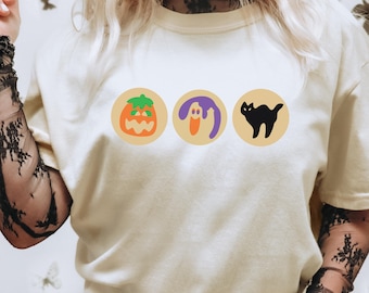 Halloween Cookie Digital File, Halloween Digital File, Sugar Cookies PNG SVG JPG, Vintage Halloween, Halloween Spooky Decor