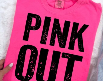 Football Pink Out SVG PNG, Breast Cancer Awareness (Digital Download)