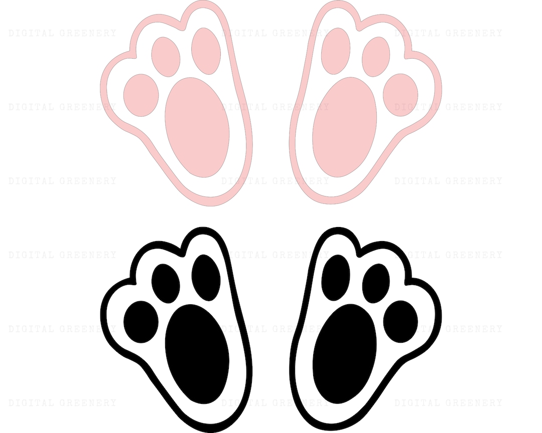 Bunny Paws SVG, Easter Bundle SVG, Easter Bunny Clipart, Easter, Rabbit ...