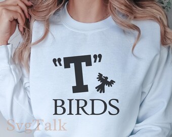 T-Birds SVG: Grease Retro Vintage Design (Digital Files)