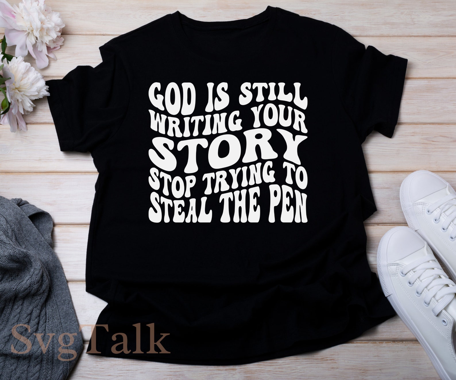 God is Still Writing Your Story SVG: Christian Faith Quotes (digital ...