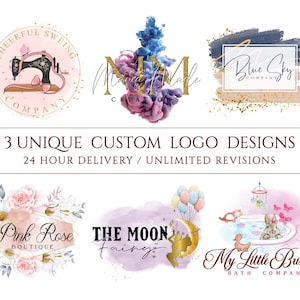 Diseño de logotipo premium para su negocio Creador y creador de logotipos profesionales Diseño de logotipo bohemio Kit de marca de lujo para empresas personalizadas Regalo de Navidad