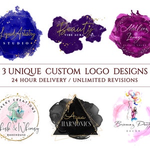 Premium aangepast logo-ontwerp voor bedrijven, professionele logomaker, fotografie-logo Direct downloaden, aquarel logo-ontwerp, grafisch ontwerp