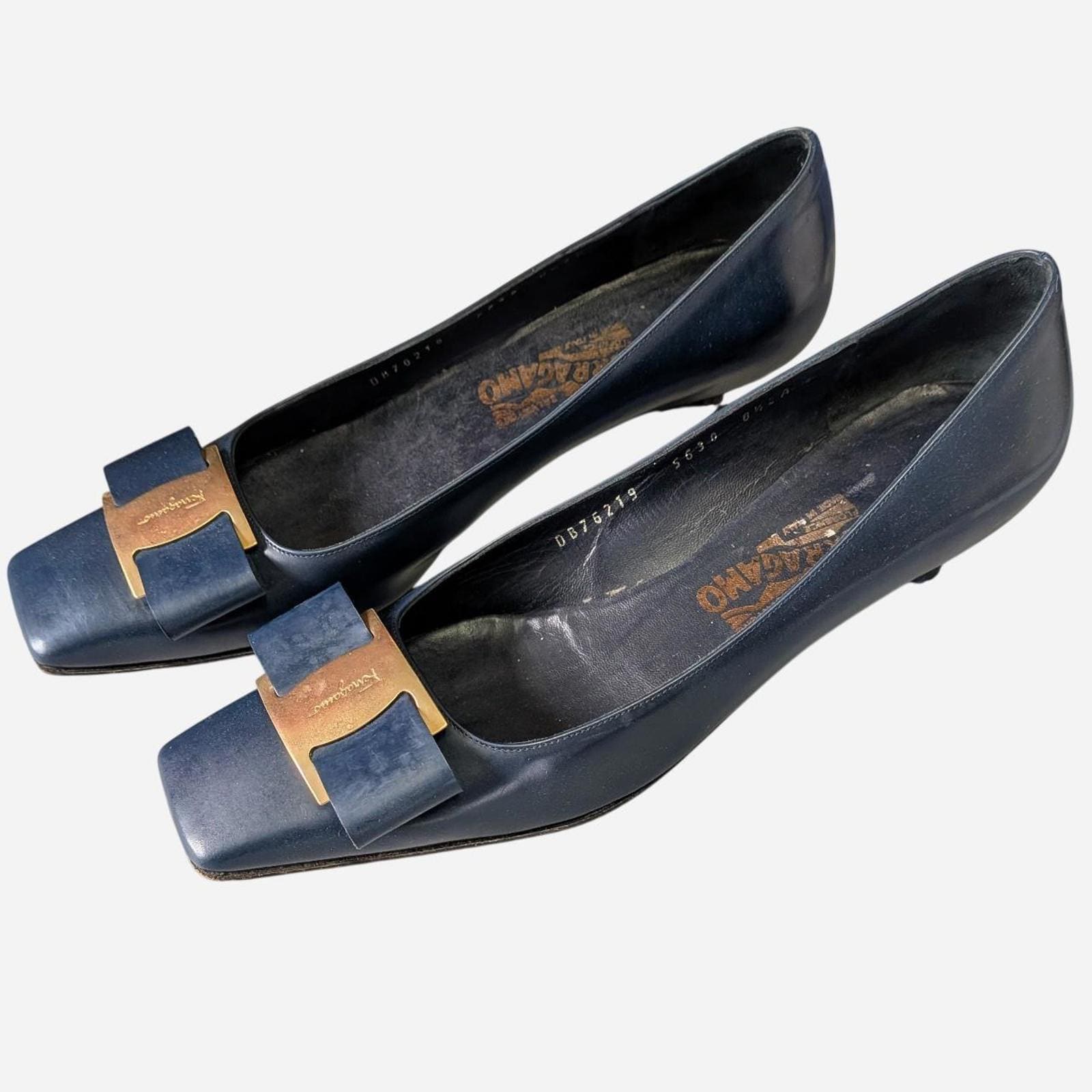 Navy Gold Heels - Etsy