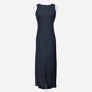 Black Bias Cut Dress - Etsy