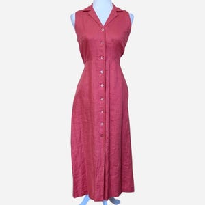 90s Linen Dress - Etsy