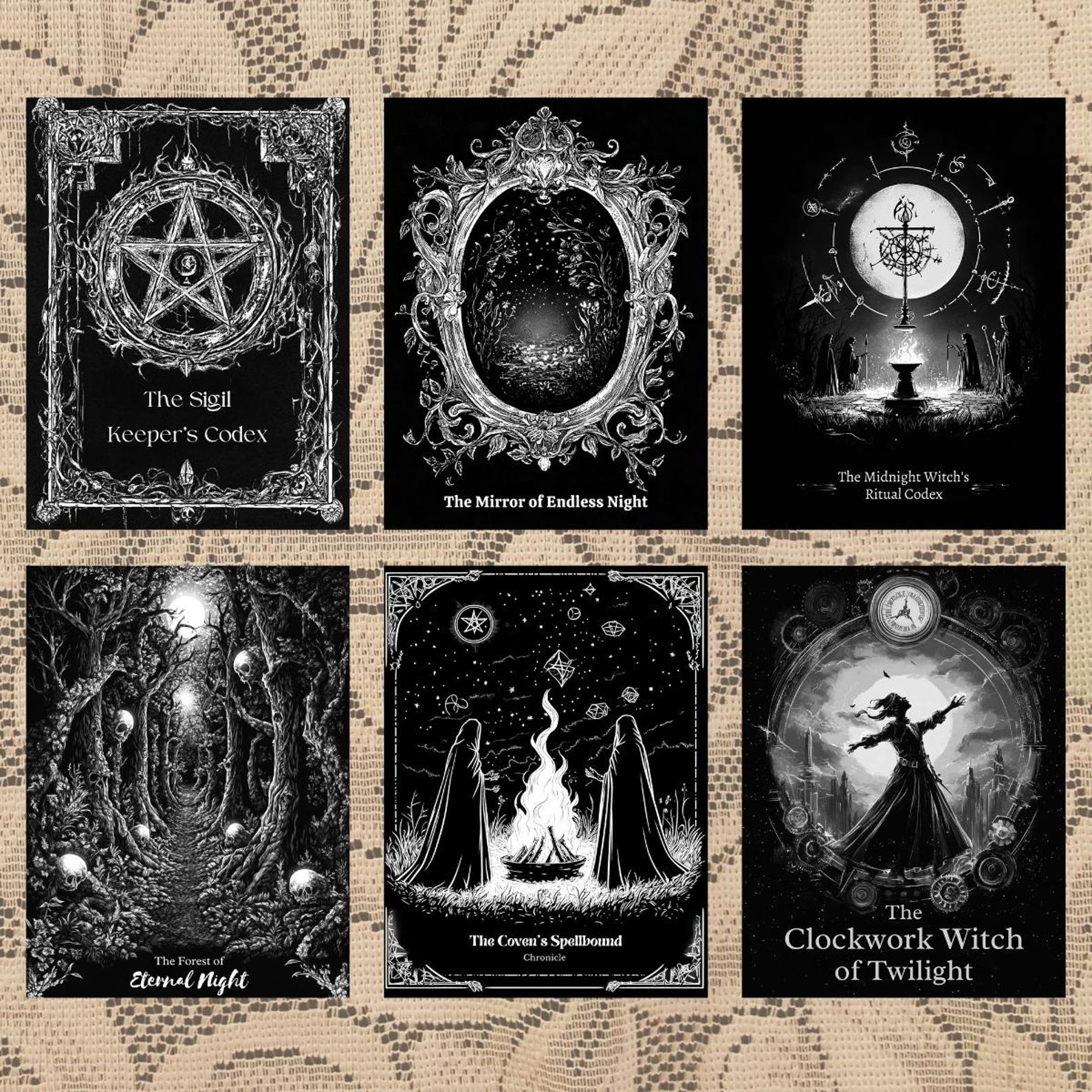 Witch Magical Kindle Grimoire Lock Screen Packs | EPUB Files | Kindle ...