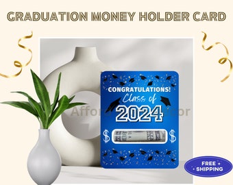 Graduate Money Holder Card, Graduation Cash Gift Idea, Money Gift, Gift for High School Graduate, College Grad Gift, Graduation Money Card