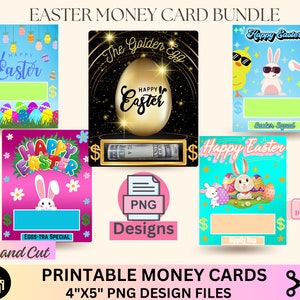 Ostergeldkarte PNG Bundle, Geldkartenhalter png, Geldkartendesign, Geldkartenvorlage, Sofort Download Geldkarte, Bargeld Geldkarte