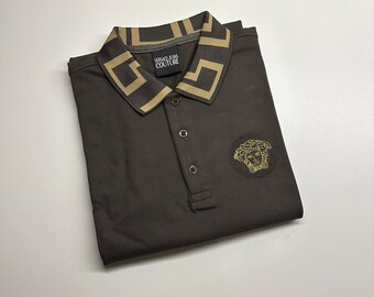 Größe M Vintage Versace Poloshirt