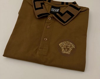 S size Vintage Versace  Polo Shirt