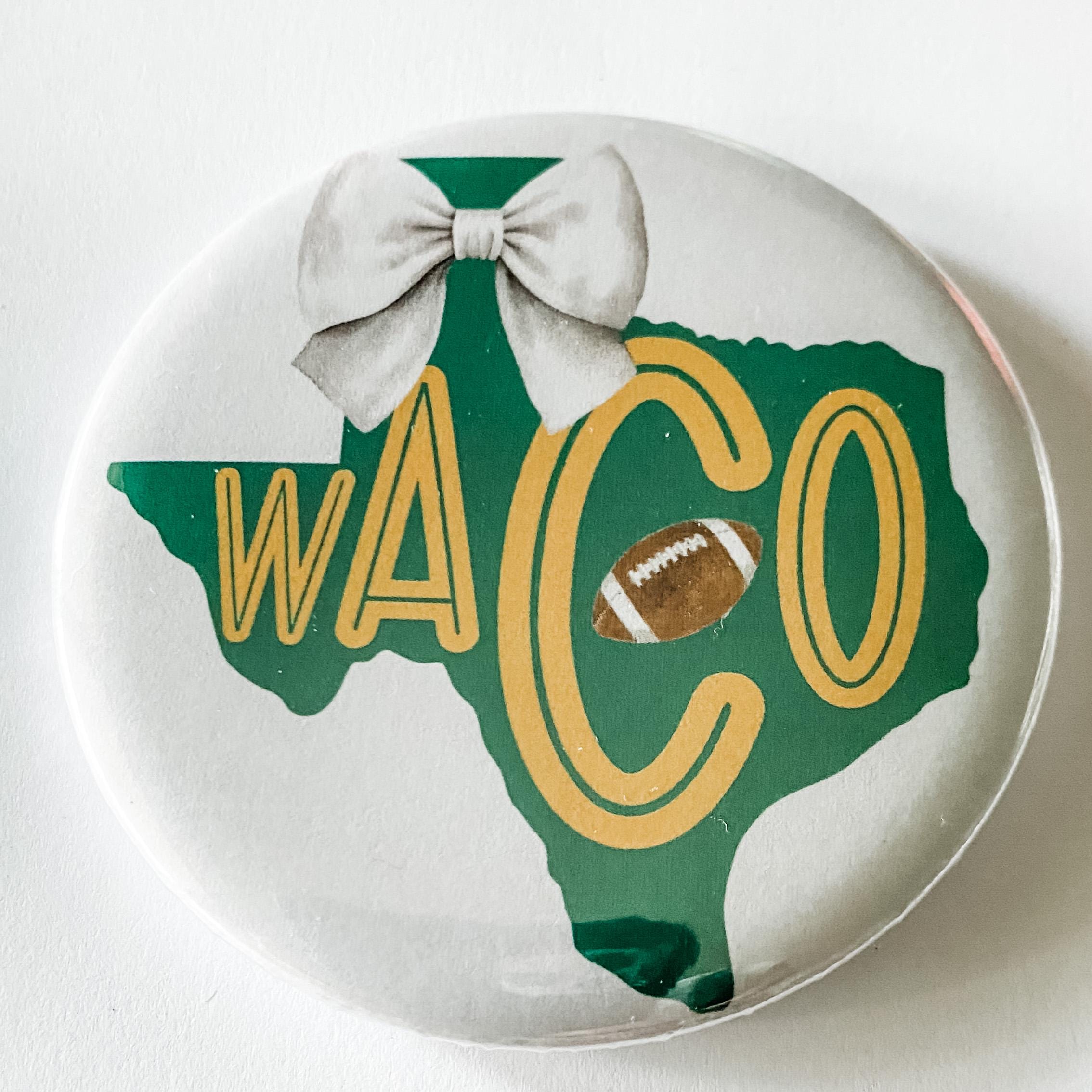Game Day Button: Baylor Sic'em - Etsy