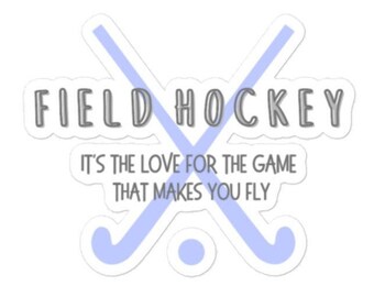 Field Hockey Inspirational Sticker - Etsy