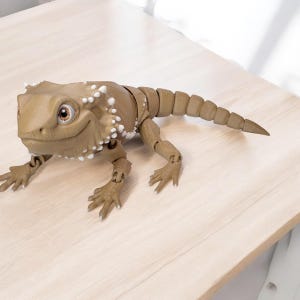 3D Printed Articulated Bearded Dragon