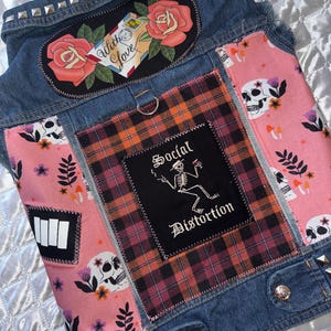 XXXL Punk Rock Dog Battle Vest (New Size!) Featuring Embroidered Agent Orange Backpatch, Embroidered Vandals Patch and Studs