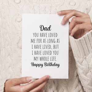 Tarjeta de cumpleaños para papá DESCARGABLE