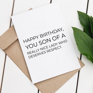 DOWNLOADABLE Funny Birthday Card