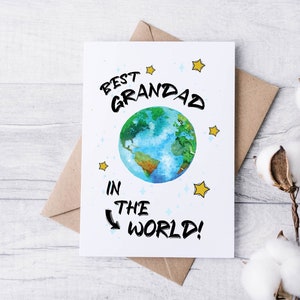 Tarjeta imprimible para el Día del Padre, regalo divertido para el abuelo, descarga digital instantánea, PDF descargable, tarjeta Pops con sobre.