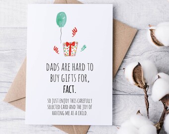 Carte d'anniversaire drôle de papa TÉLÉCHARGEMENT NUMÉRIQUE IMPRIMABLE