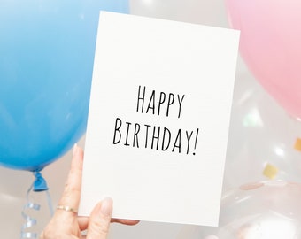 Birthday Card PRINTABLE DOWNLOAD