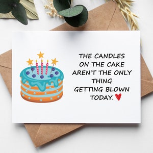 Birthday Card DOWNLOADABLE for Husband Him Boyfriend, Digital Download, Instant Printable, Happy Birthday Gift