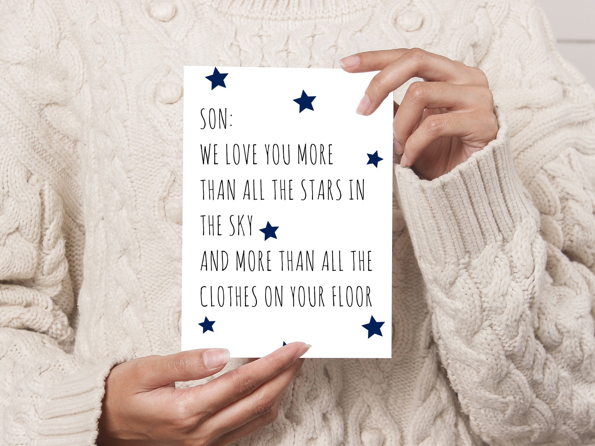 Son Birthday Card PRINTABLE DOWNLOAD - Etsy