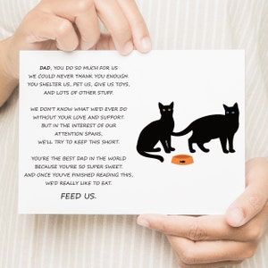 Carte d'anniversaire chat imprimable, téléchargeable
